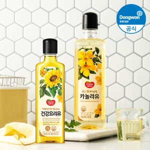동원 카놀라유 건강요리유 480ml 4개 식용유 오일 기름