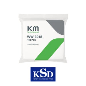 케이엠 폴리에스터 와이퍼 WW-3018 18인치 크린티슈 클린룸와이퍼 Wiper