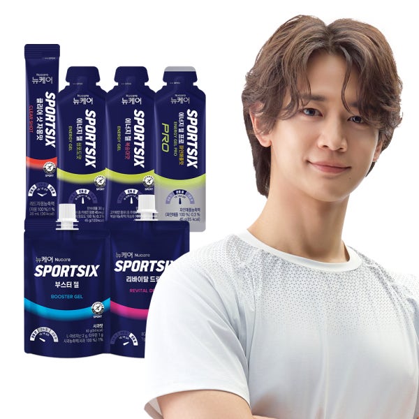 뉴케어 스포식스 마라톤 러닝 준비물 에너지젤 체험팩 6종