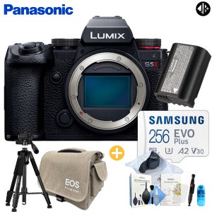 파나소닉 루믹스 DC-S5 II 바디+ 악세사리 8종 + 정품배터리 패키지(256GB 메모리 / 삼각대/ 가방) DC-S5M2