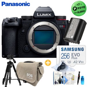파나소닉 루믹스 DC-S5 II 바디+ 악세사리 8종 + 정품배터리 패키지(256GB 메모리 / 삼각대/ 가방) DC-S5M2