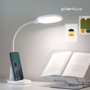 플랜룩스 책상 스탠드 조명 모티엘리 시력보호 공부 학습용 LED스탠드 침대 독서등