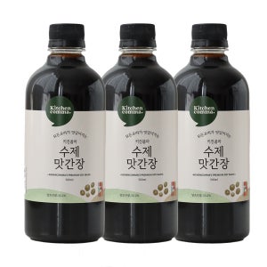 키친콤마 수제 맛간장 만능간장 500ml, 3개