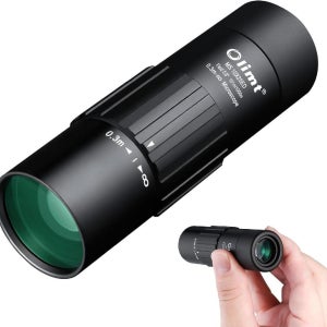10배줌 단안 망원경 하이킹 캠핑 소형 미니 포켓 크기 방수 안개방지