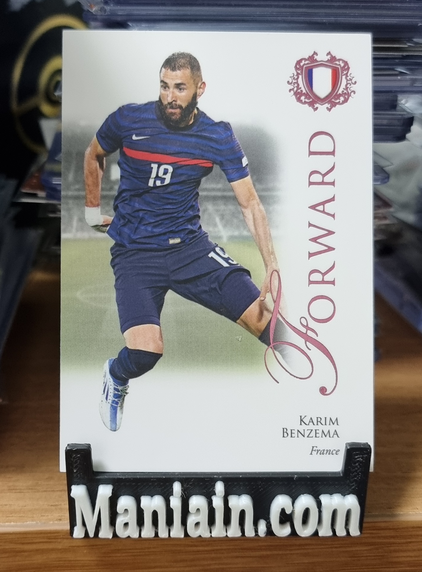 55한정판 카림 벤제마 2023-24 Futera Unique Karim Benzema No-62 축구카드