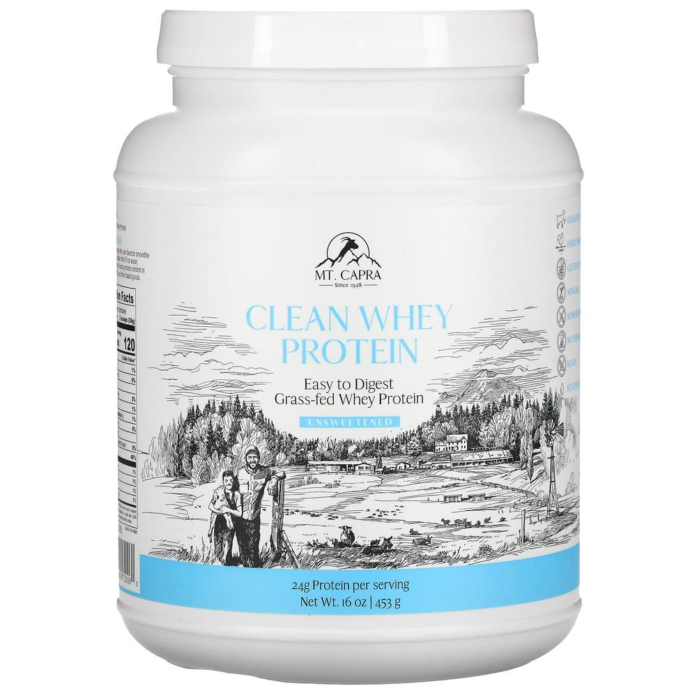 <b>Mt. Capra</b> 유청 단백질 무가당 453g(16oz)