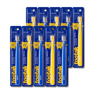 치과칫솔 약한잇몸 교정칫솔 부드러운 미세모 치과용 교정기 교정용 작은헤드 10개입, 1개