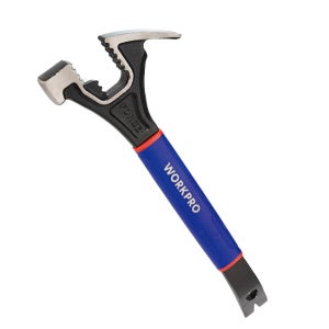 워크프로 다용도 빠루 6가지 멀티기능 망치 빠루 도끼 못제거 450MM WP245006