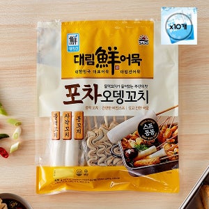 사조 대림선 포차 오뎅꼬치(물떡포함) 420g x 10개 1박스 대용량 업소용