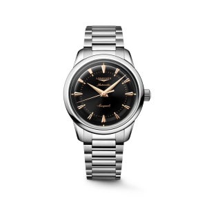 [공식] 론진 콘퀘스트 헤리티지 블랙 다이얼 38MM L1.649.4.52.6