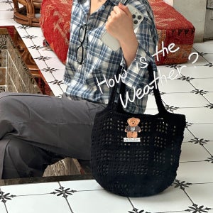 DIY키트 비비데이백 코바늘 가방 뜨기 비비코튼실 뜨개가방 사계절 패키지 손뜨개 뜨개질 뜰안 뜨개공방