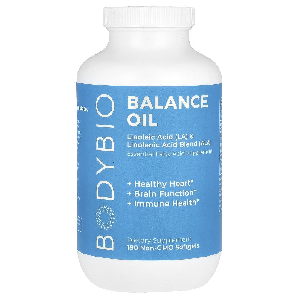 바디바이오 Balance oil 밸런스 오일 <b>리놀레산 LA</b> 리놀렌산 ALA 180정