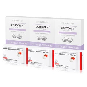 뉴로랩스 식물성 멜라토닌 5MG 함유 굿 나잇+ 코르토닌 테아닌 마그네슘 영양제 3SET