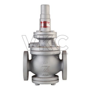 유연 닥타일 감압밸브 RDP-1F 10K 25A 스팀용 플랜지식, 파일럿식, JIS 플랜지 (주철 스팀, 증기용 감압변 01896)