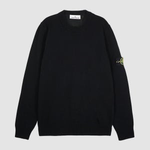 스톤아일랜드 25FW 램스울 와펜 니트 블랙 K2S15 5100072 S00A3 V0029