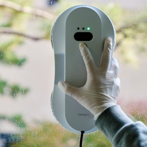 유리창 로봇 청소기 창문 슬림 유리 청소 로봇 아파트 베란다 핸디 청소 걸레 6개입 보관함