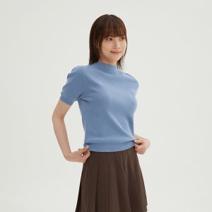 [소프트얀] 스파오 모크넥 반팔니트 SPKWF49W04