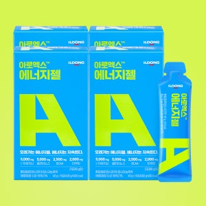[네이버단독] 일동 아로엑스 에너지젤 파워젤 아르기닌 BCAA 러닝 10포, 4개