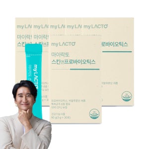 마이락토 피부 유산균 스킨앤프로바이오틱스 히알루론산 보습 이너뷰티 영양제 30포, 6개