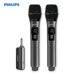 필립스 듀얼 무선 블루투스 마이크 DLM3401TP 마이크+수신기 세트