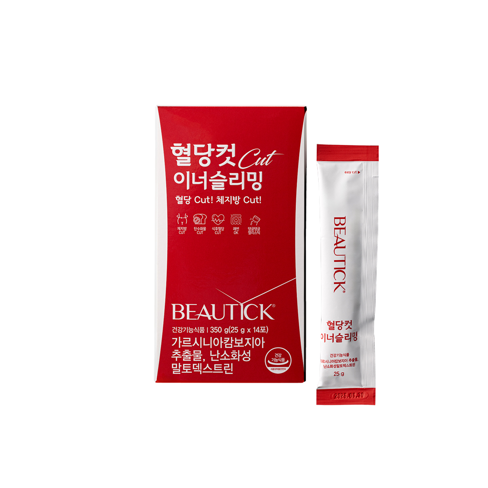 <b>뷰틱</b> 혈당컷 <b>이너슬리밍</b> 350g (25g x 14포) 총 14일분