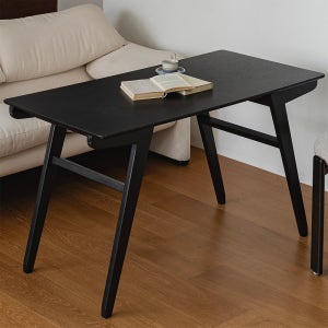 미스바 접이식테이블 폴딩 간이 원룸 다용도 접이식 탁자 접는 입식 테이블 블랙
