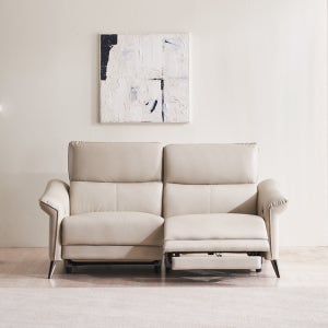 폴로까사 포지스 비건 가죽 리클라이너 3인 소파