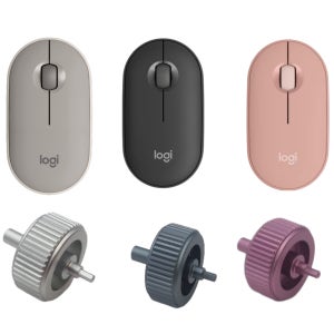 로지텍 페블 마우스 m350 스크롤 고품질 경량화 금속 휠 마모 수리 부품