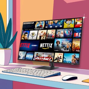 삼성전자 SMART M7 LS43DM702UKXKR 4K UHD TV 스마트 모니터