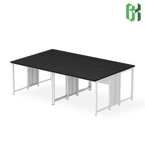 중앙실험대 실험실책상 철재 NK실험대 / 1200x1500x800mm 2ea(NK-A1215-2)