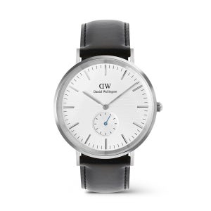다니엘 웰링턴 CLASSIC MULTI-EYE 남성 데일리 패션 실버 블랙 레더워치
