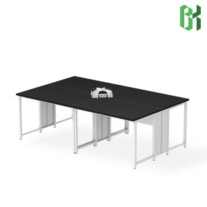 중앙실험대 콘센트형 실험실책상 NK실험대 / 1500x1500x900mm 2ea(NK-B1515-2)