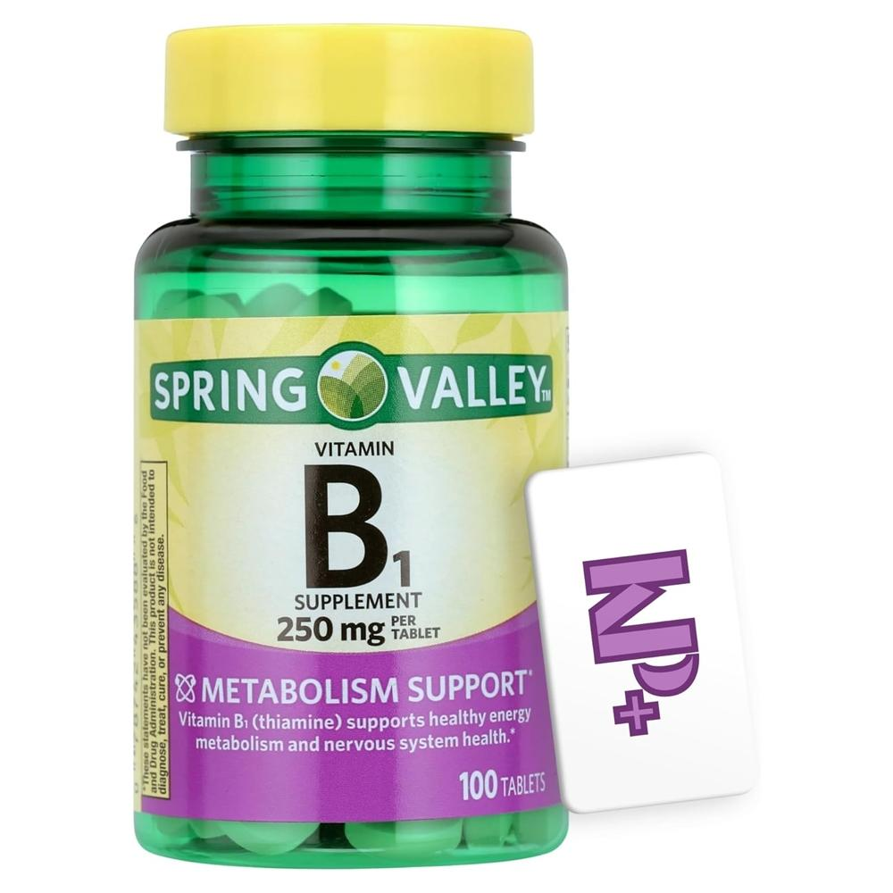 <b>스프링밸리 비타민 B1</b> 티아민 250mg 100 정