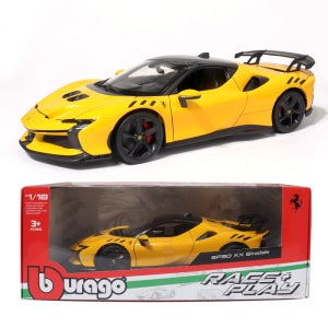 브라고 1:18 페라리 SF90 XX 스트라달레 옐로우 다이캐스트 모형