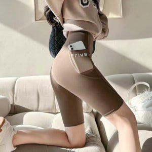 하이웨스트 3.5부레깅스 라인업 키작녀 쫄반바지 엉짱 히밥 손나은레깅스 주머니 트레이닝