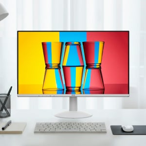 알파스캔 AOC 24B30H3 화이트 보더리스 IPS 120 시력보호 무결점 사무용 모니터