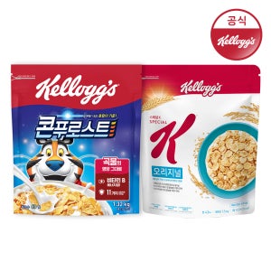 켈로그 대용량 콘푸로스트 1,320g + 스페셜K 1,300g