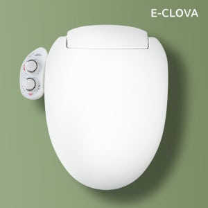 이크로바 기계식비데 무전원 냉온수겸용 시트일체형 수동비데 HB-2000