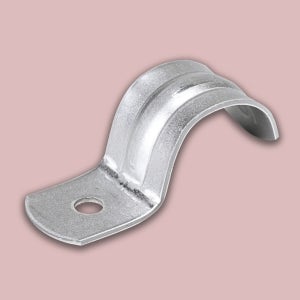 반새들 전선 파이프 전선관 호스 고정 새들 16mm 1봉 100개 전기자재 부속