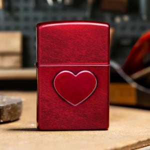 ZIPPO 46588 스템프 하트 디자인