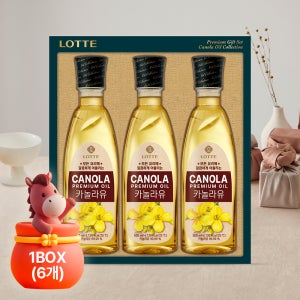[2026 설날] 롯데 오일컬렉션 카놀라유 1호 선물세트 1.5L, 6개