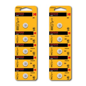 코닥 MAX CR2025 3V 리튬 코인건전지 10개입, 1개