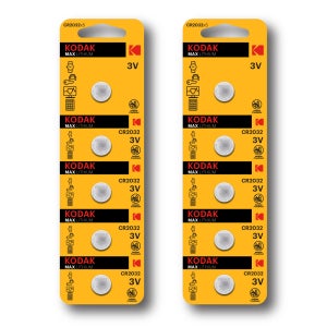 코닥 MAX CR2032 3V 리튬 코인건전지 10개입, 1개