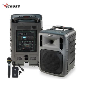 빅보스 PWA-VN902 500W 이동식앰프 블루투스 포터블스피커 무선마이크 2개