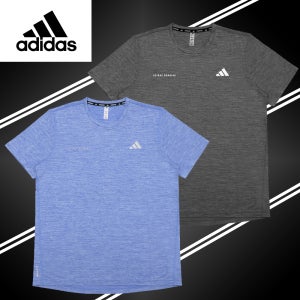 [국내매장판] 아디다스 오운더런 멜란지 티셔츠 JL8725 블루 남자 러닝 헬스 달리기 땀흡수 반팔