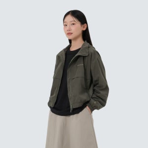 [스노우피크 어패럴] 메모리 여성 바람막이 Khaki (S25FWFWB70)