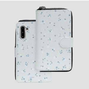 갤럭시S25 플라워 가든 사피아노 지퍼 월렛케이스 tc