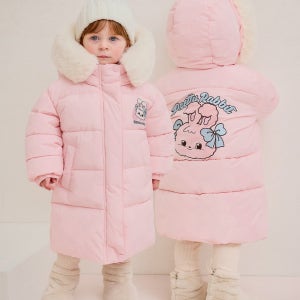 [밀크마일] 크리미래빗 마이크로젤롱패딩