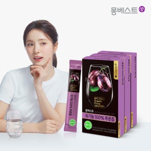 몽베스트 유기농 100% 푸룬즙 14포, 3개