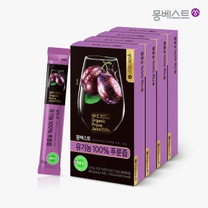 몽베스트 유기농 100% 푸룬즙 14포, 4개